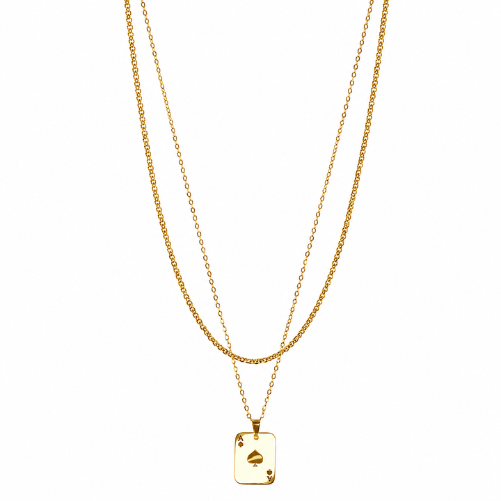 Ace Double Chain (Gold)