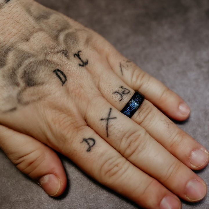 Tribal (Black-Blue)